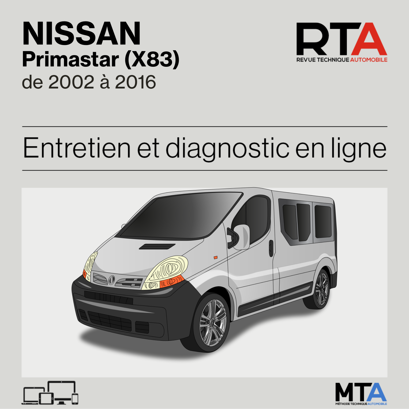 Nissan Primastar (X83) de 2002 à 2016