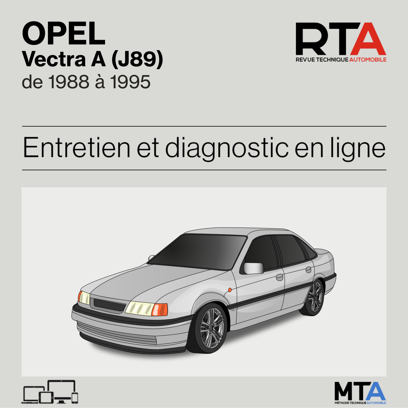 Opel Vectra A (J89) de 1988 à 1995