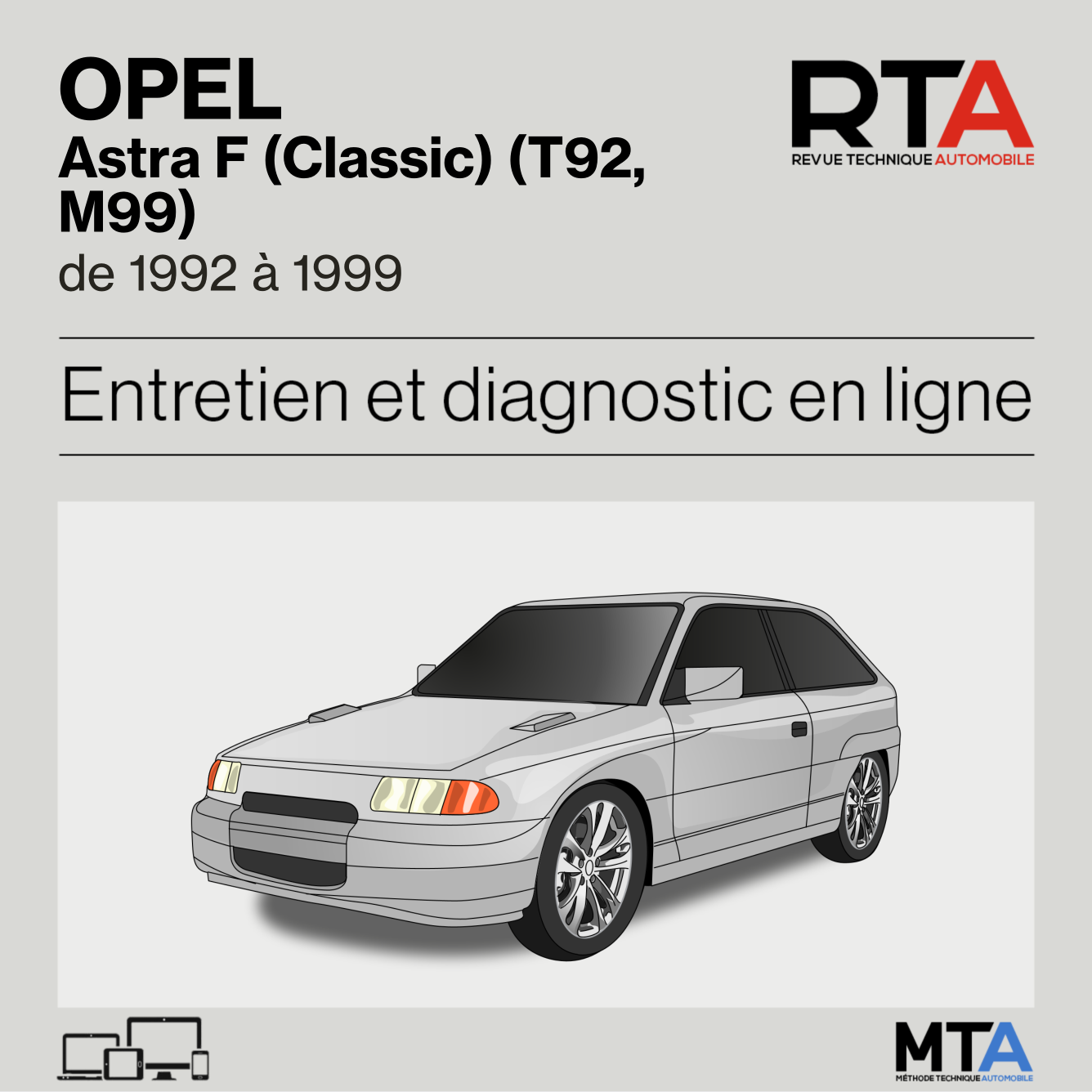 Opel Astra F (Classic) (T92, M99) de 1992 à 1999