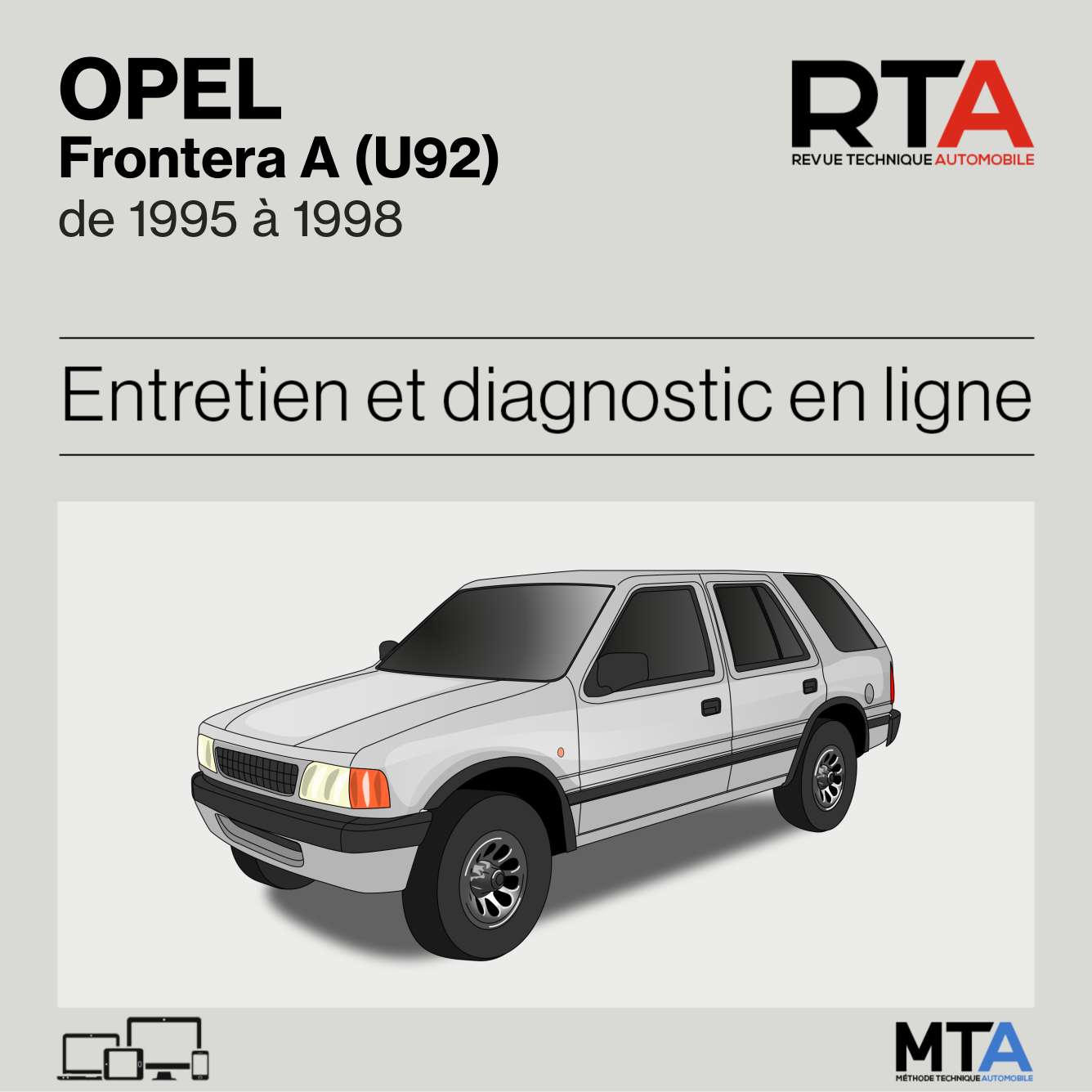Opel Frontera A (U92) de 1995 à 1998