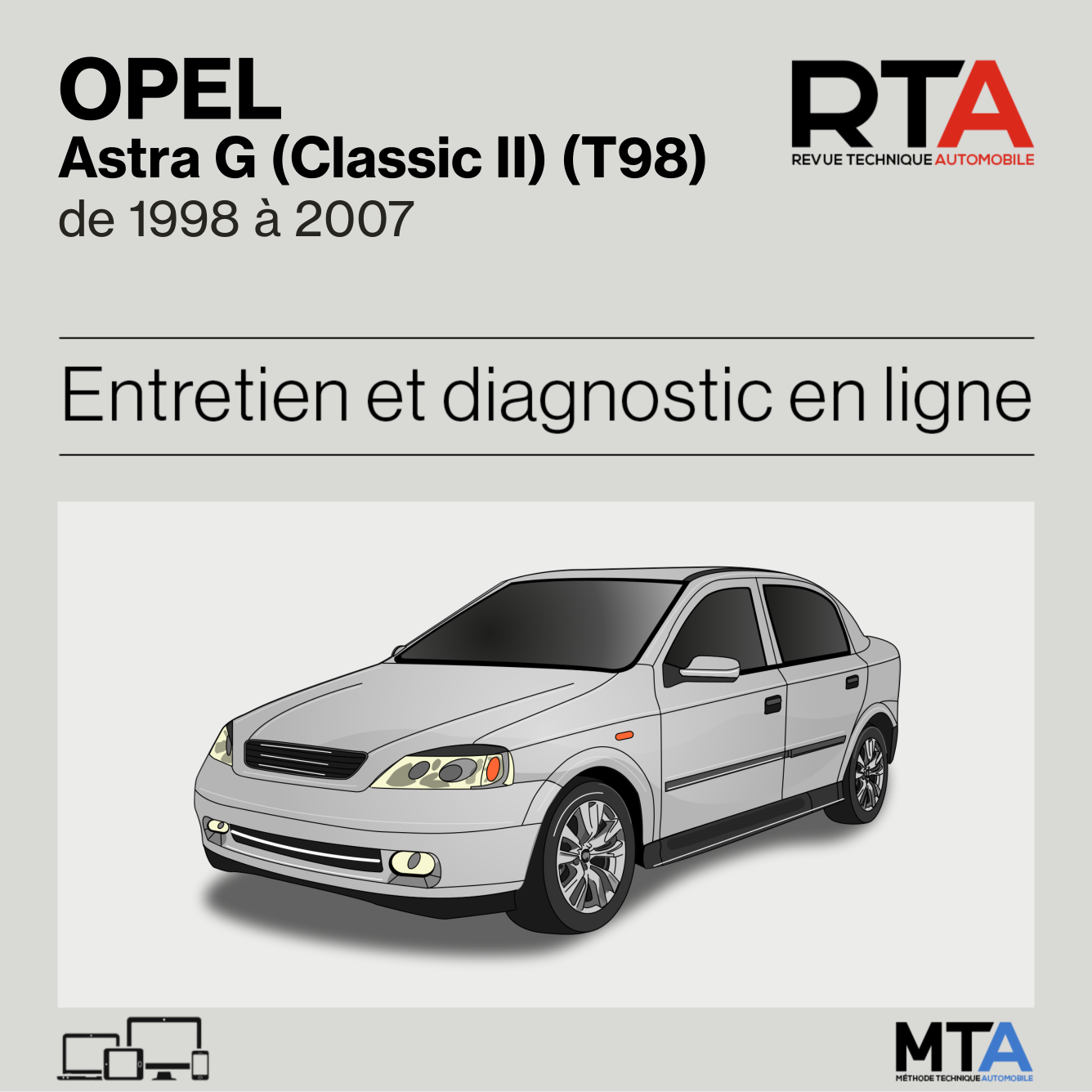 Opel Astra G (Classic II) (T98) de 1998 à 2007