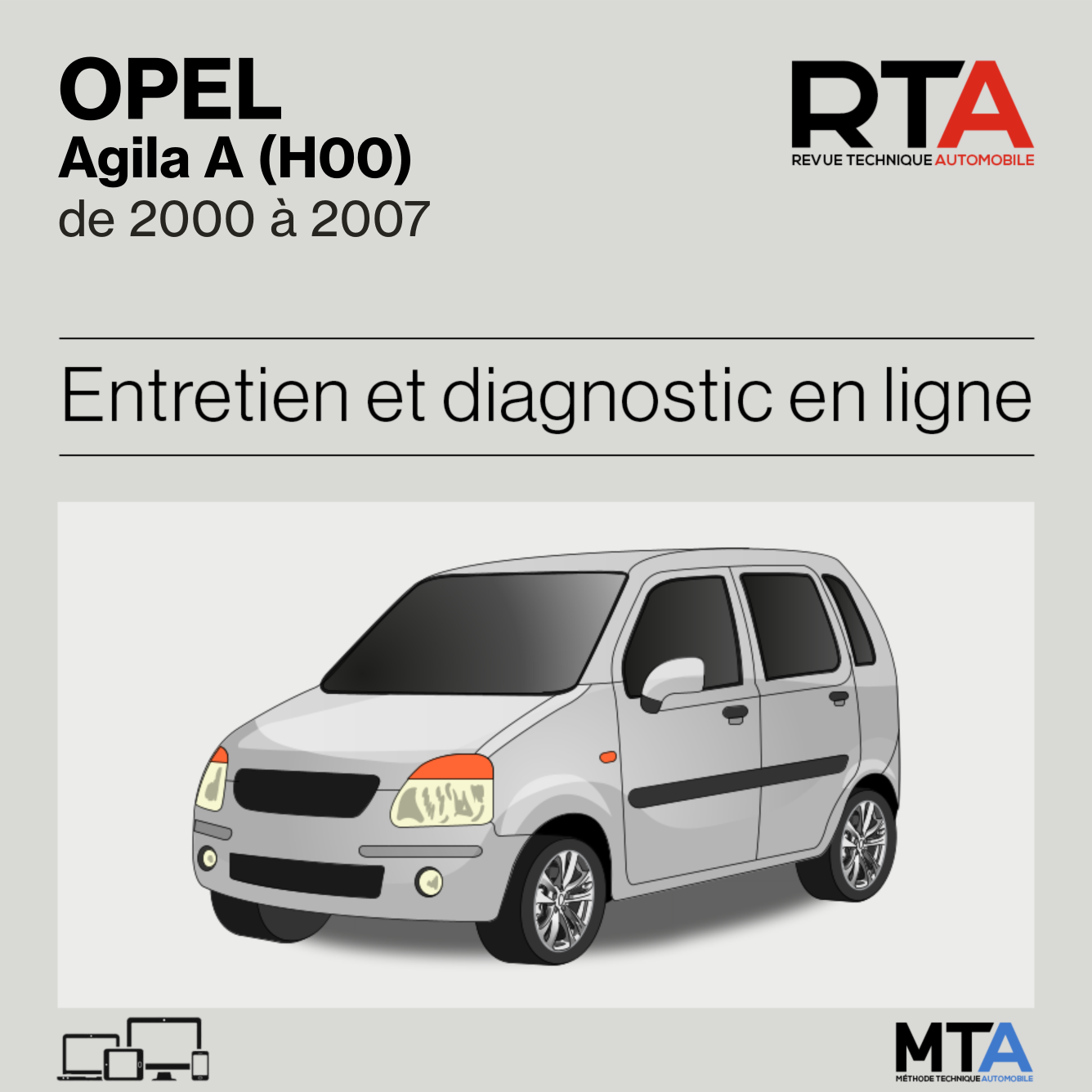 Opel Agila A (H00) de 2000 à 2007