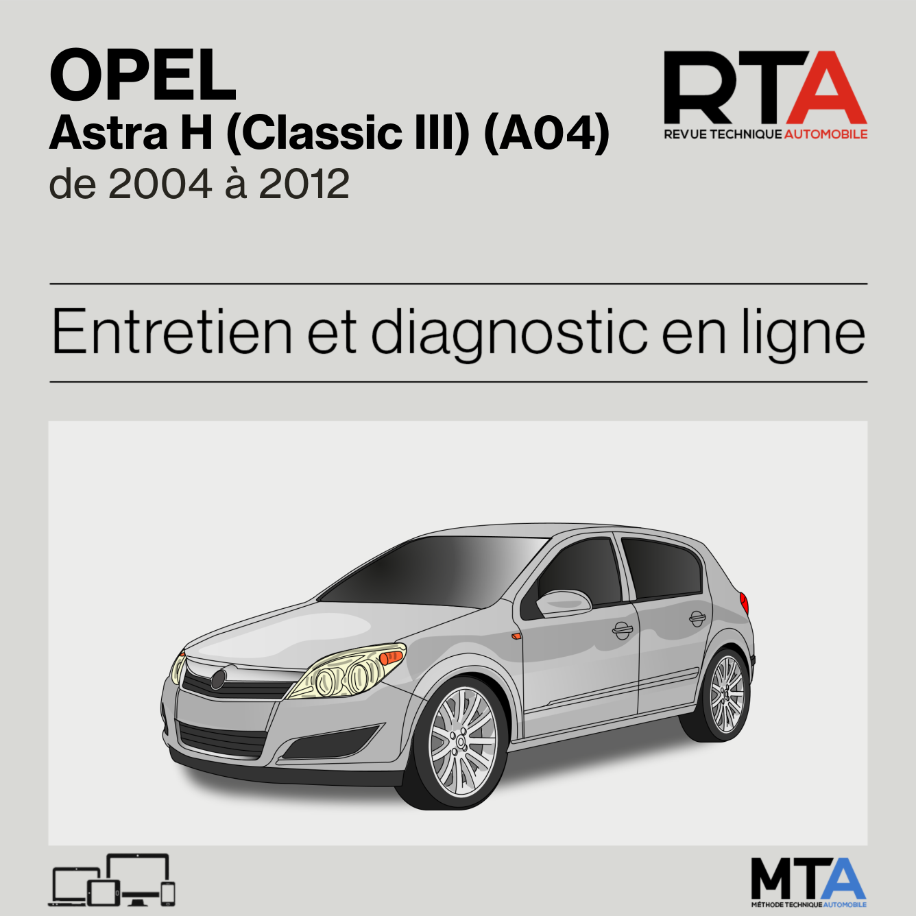 Opel Astra H (Classic III) (A04) de 2004 à 2012
