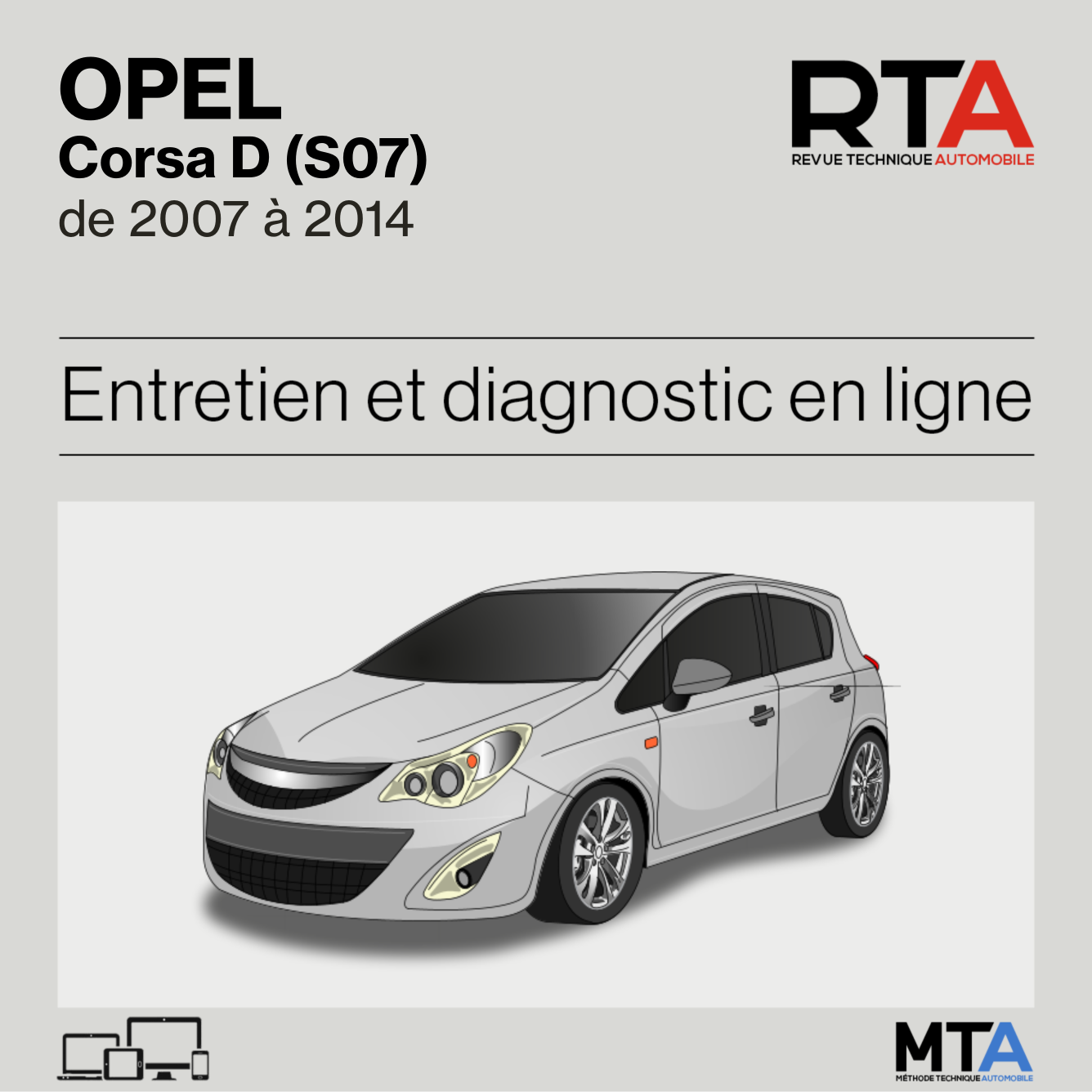 Opel Corsa D (S07) de 2007 à 2014