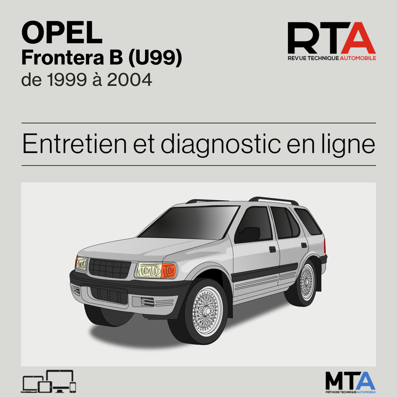 Opel Frontera B (U99) de 1999 à 2004