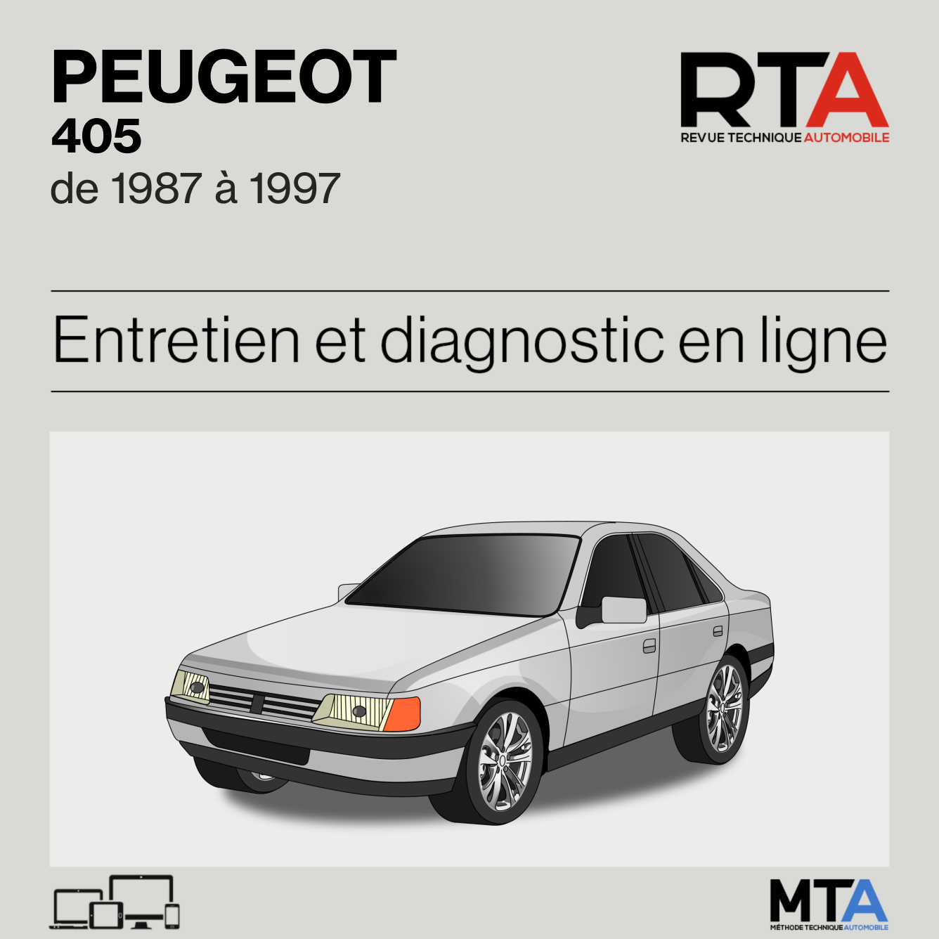 Peugeot 405 de 1987 à 1997