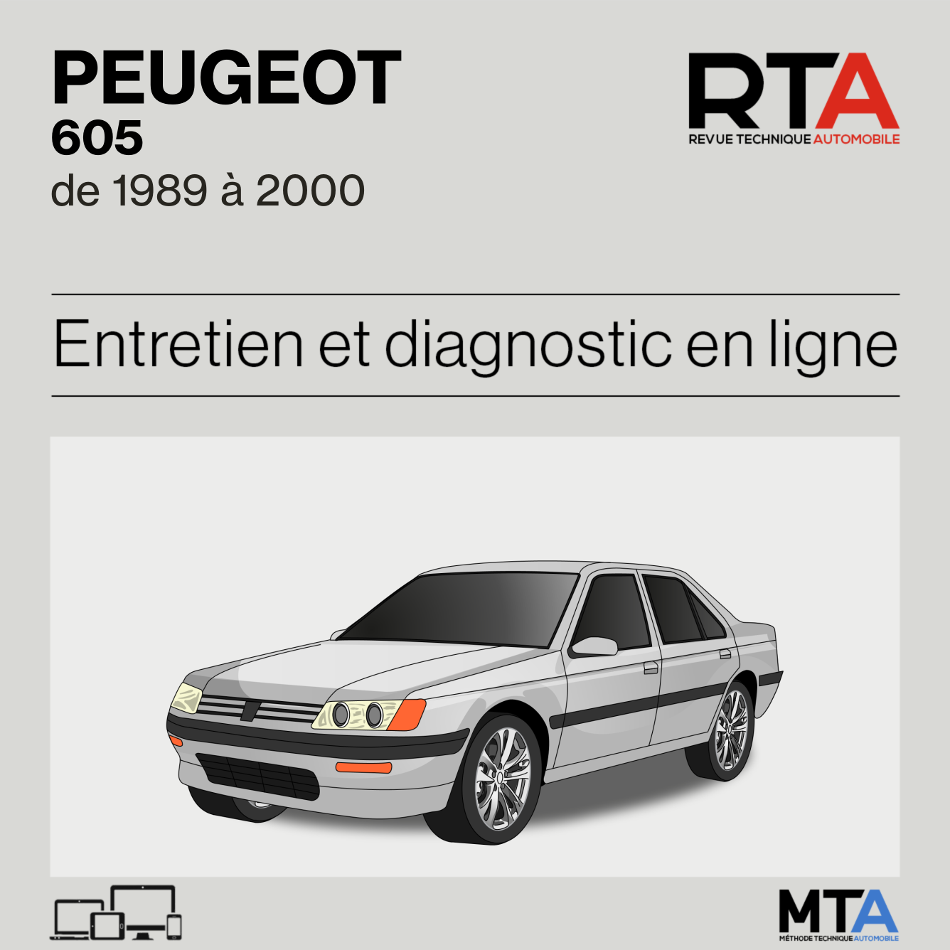 Peugeot 605 de 1989 à 2000