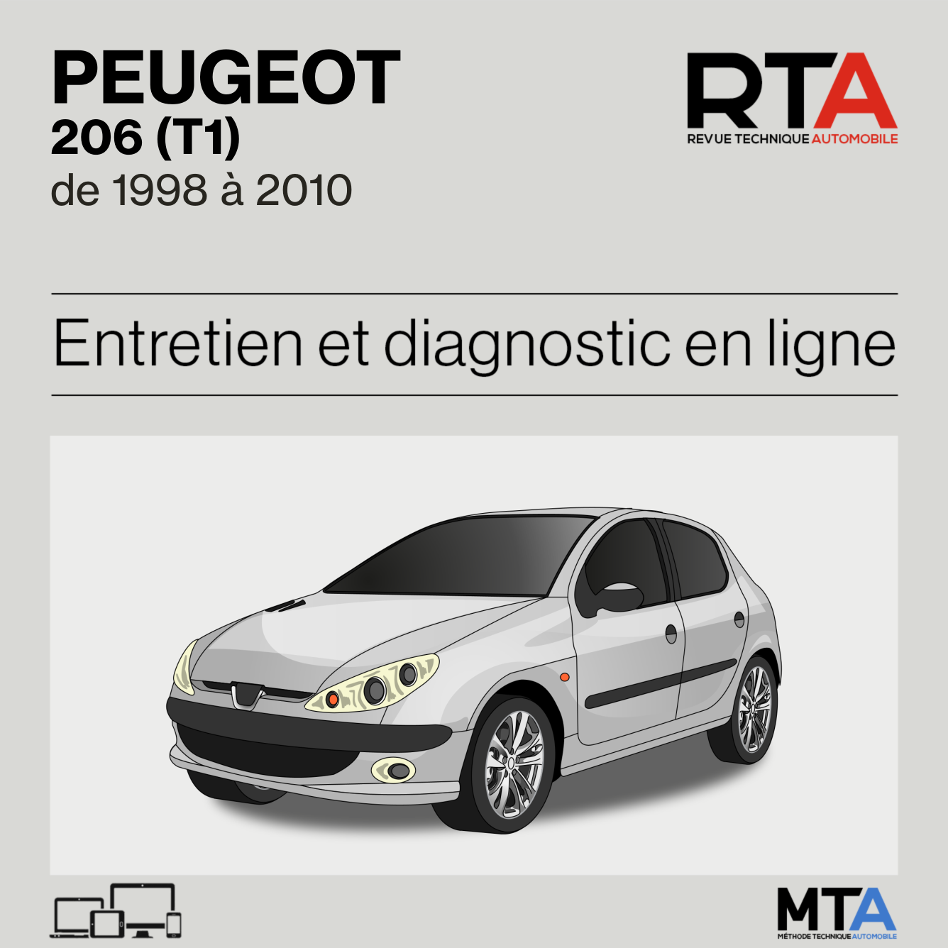 Peugeot 206 (T1) de 1998 à 2010