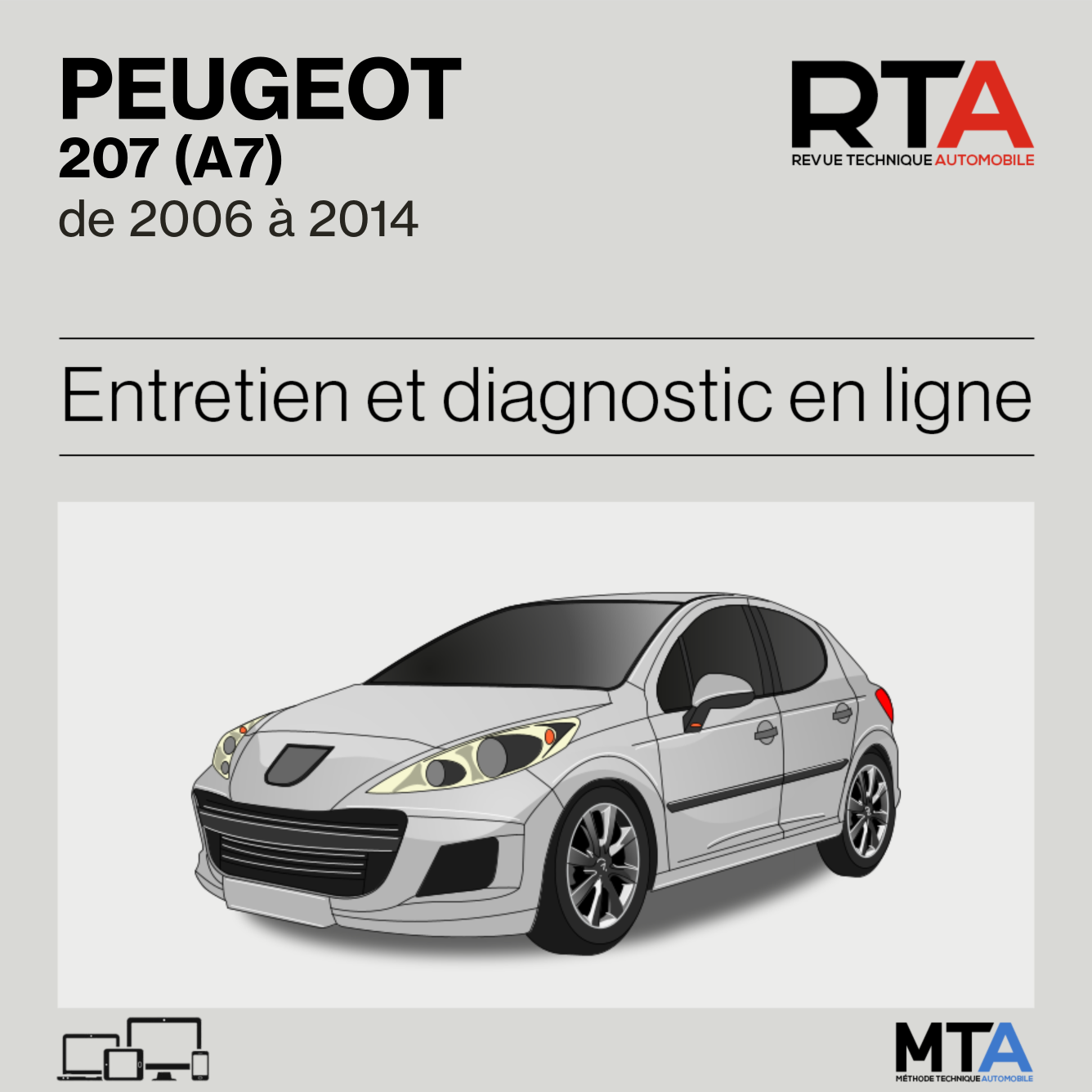 Peugeot 207 (A7) de 2006 à 2014