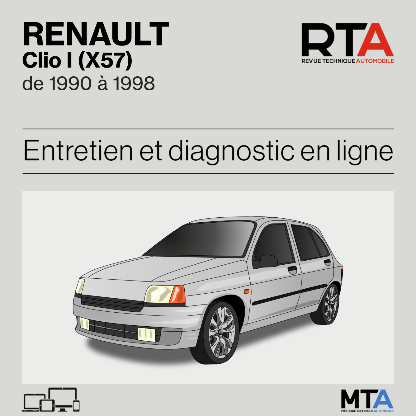 Renault Clio I (X57) de 1990 à 1998