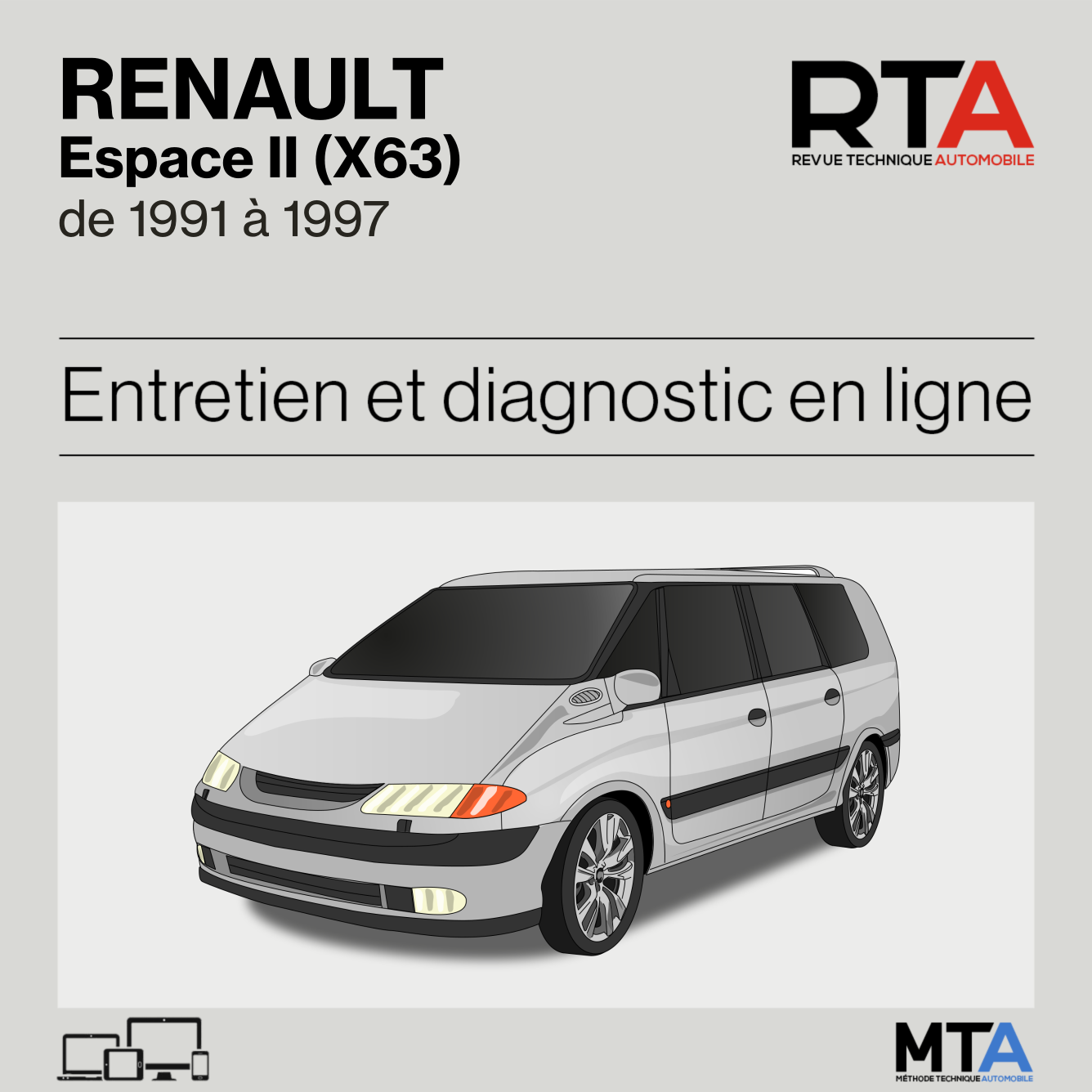 Renault Espace II (X63) de 1991 à 1997