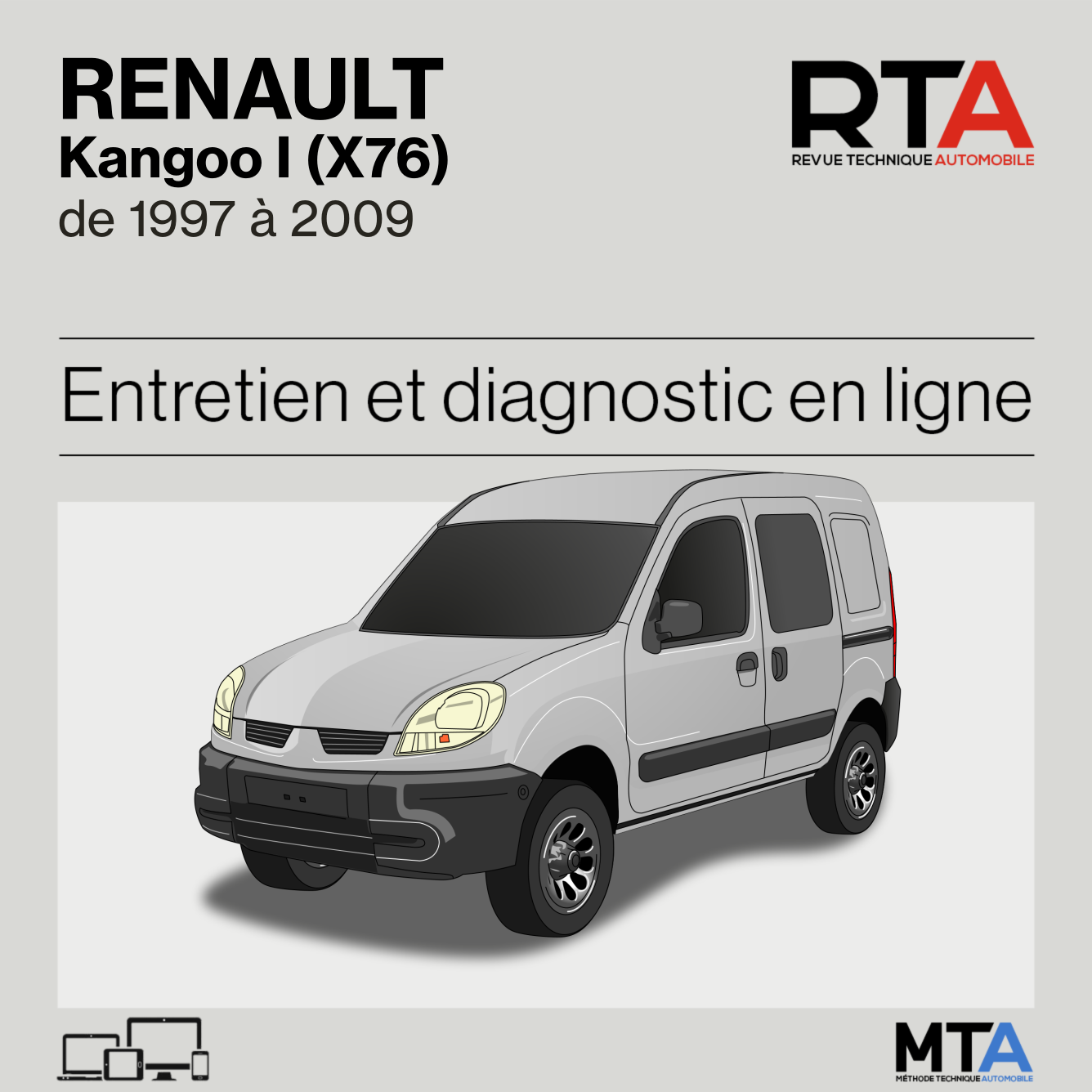 Renault Kangoo I (X76) de 1997 à 2009