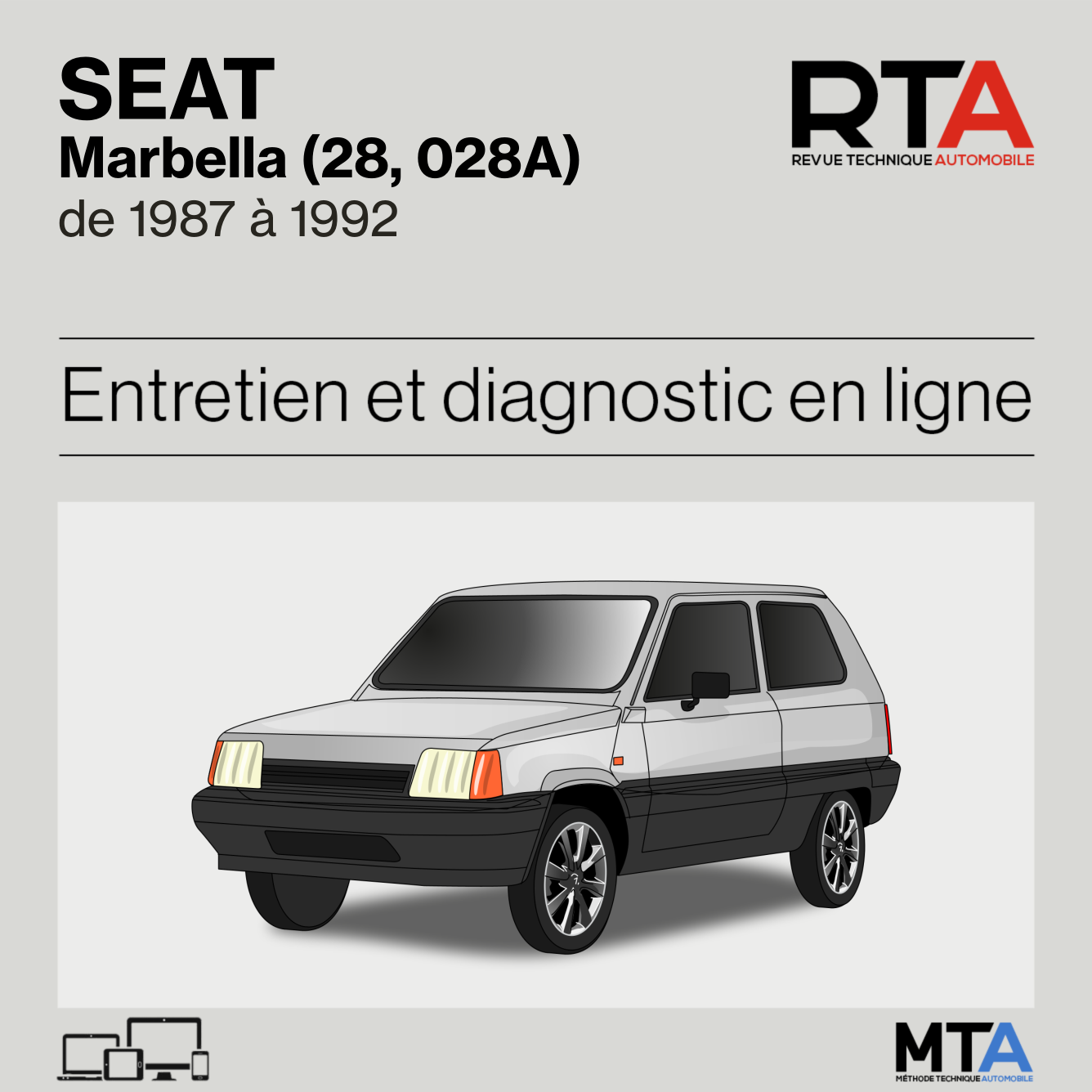 Seat Marbella (28, 028A) de 1987 à 1992