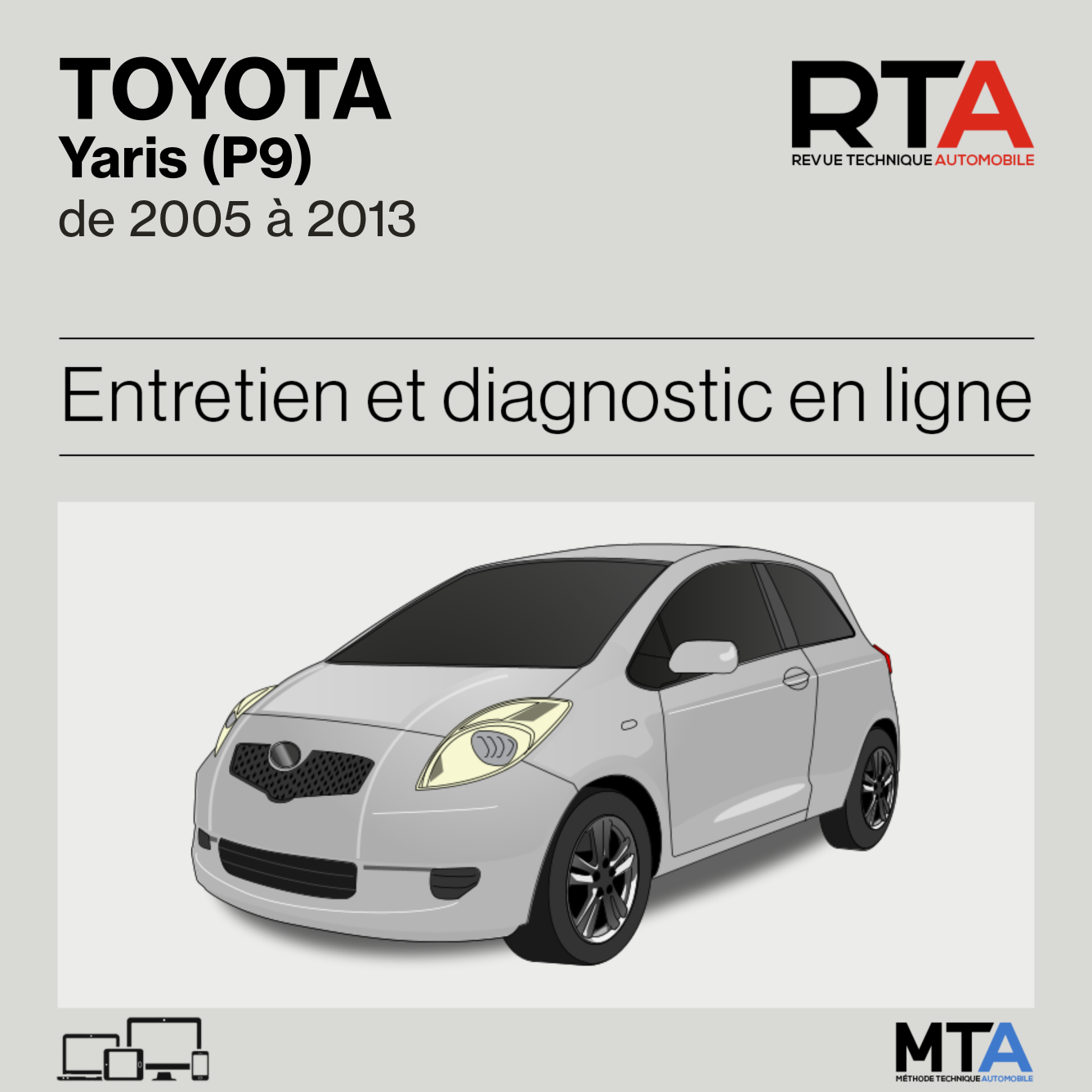 Toyota Yaris (P9) de 2005 à 2013