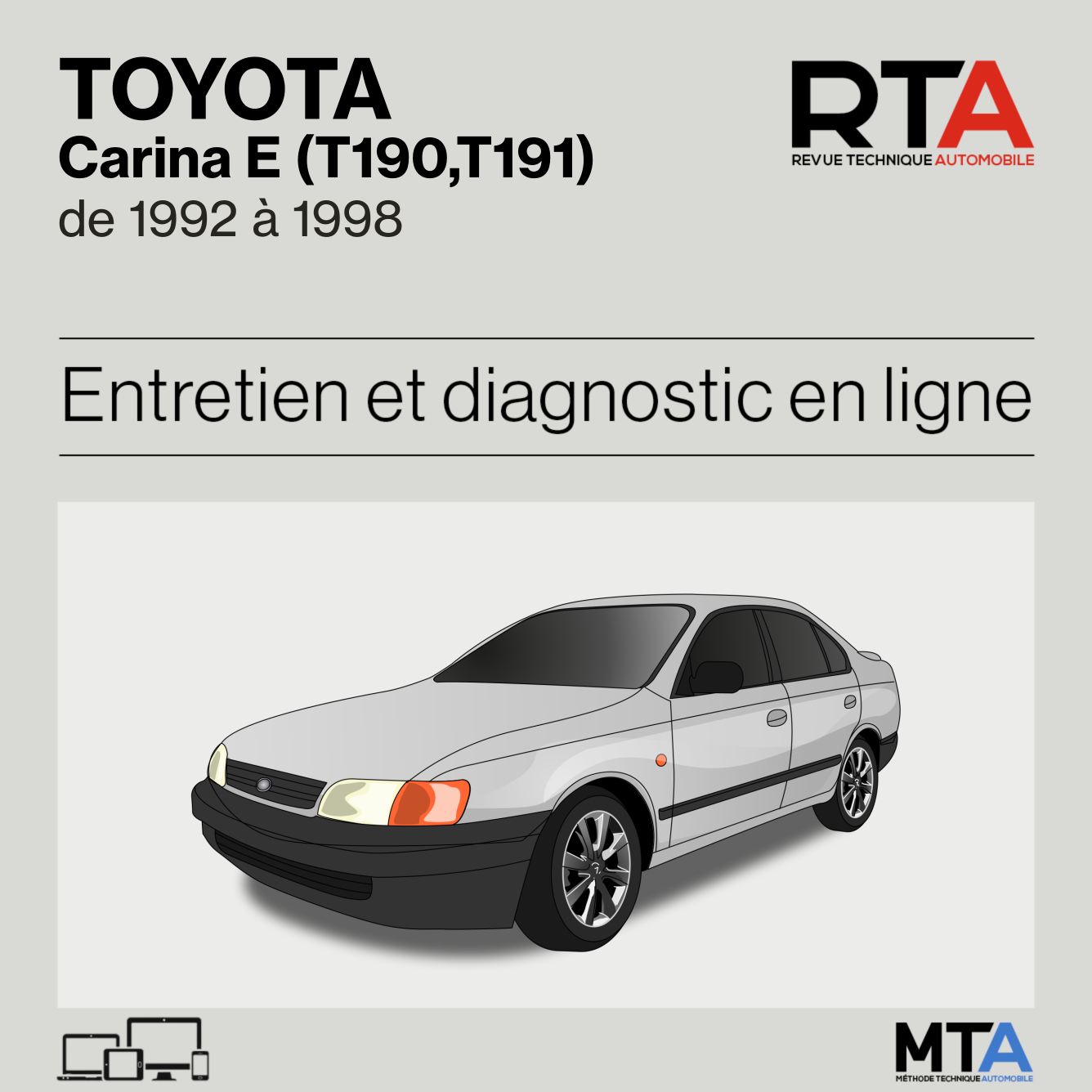 Toyota Carina E (T190,T191) de 1992 à 1998