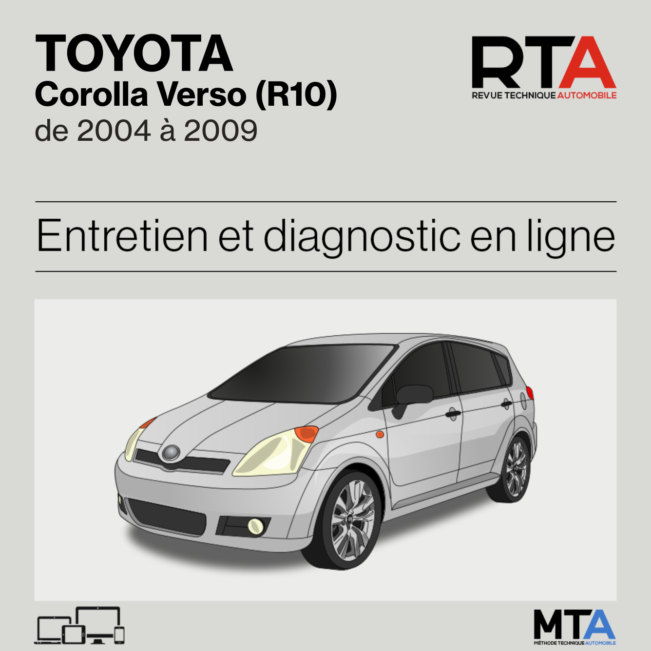 Toyota Corolla Verso (R10) de 2004 à 2009