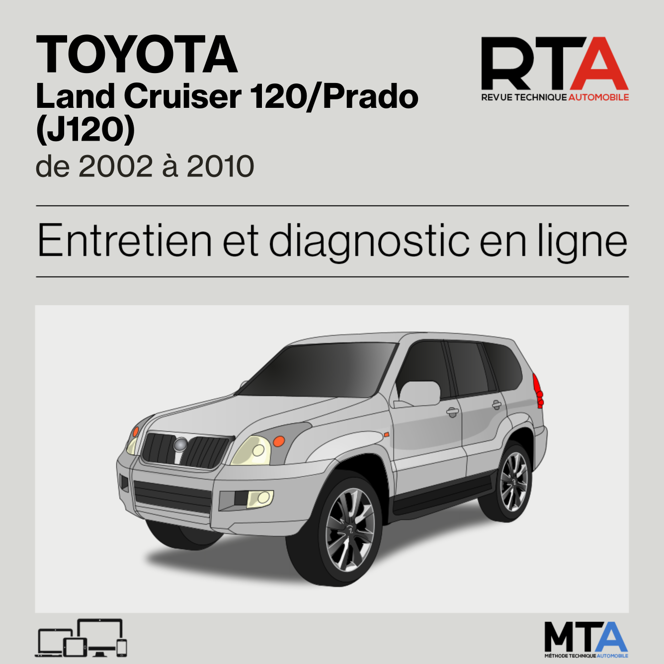 Toyota Land Cruiser 120/Prado (J120) de 2002 à 2010
