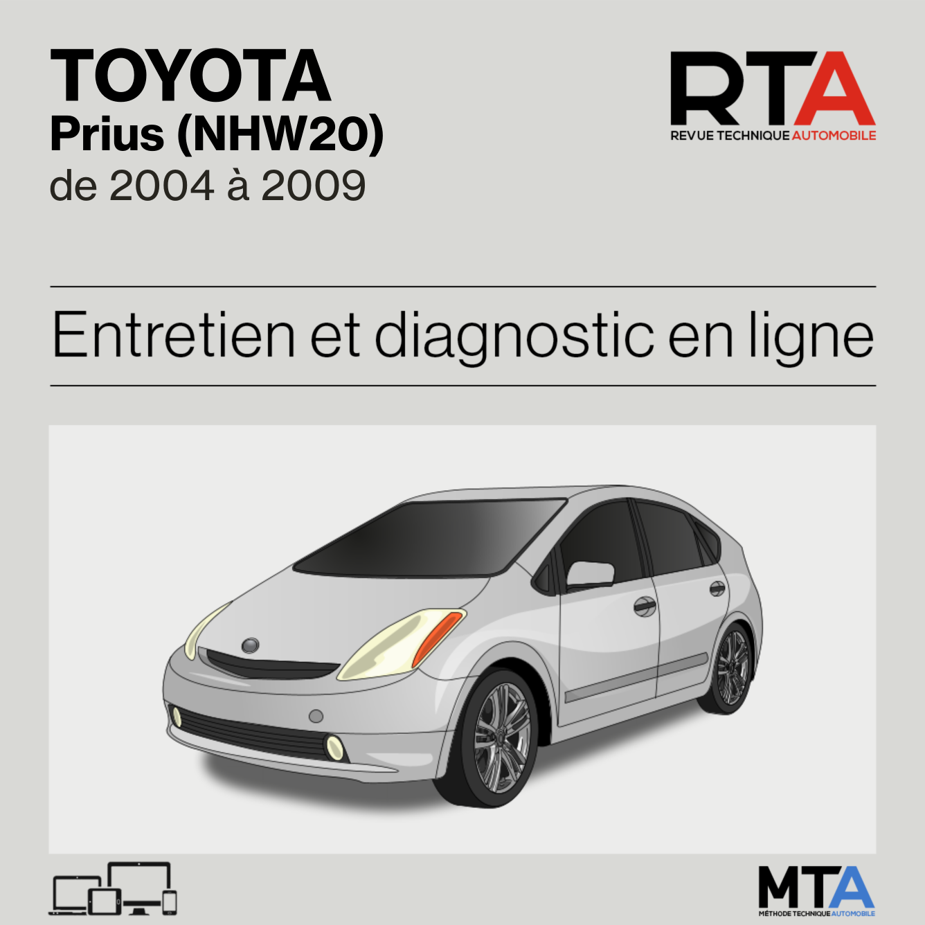Toyota Prius (NHW20) de 2004 à 2009