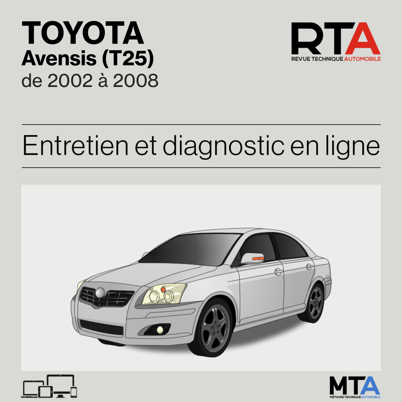 Toyota Avensis (T25) de 2002 à 2008
