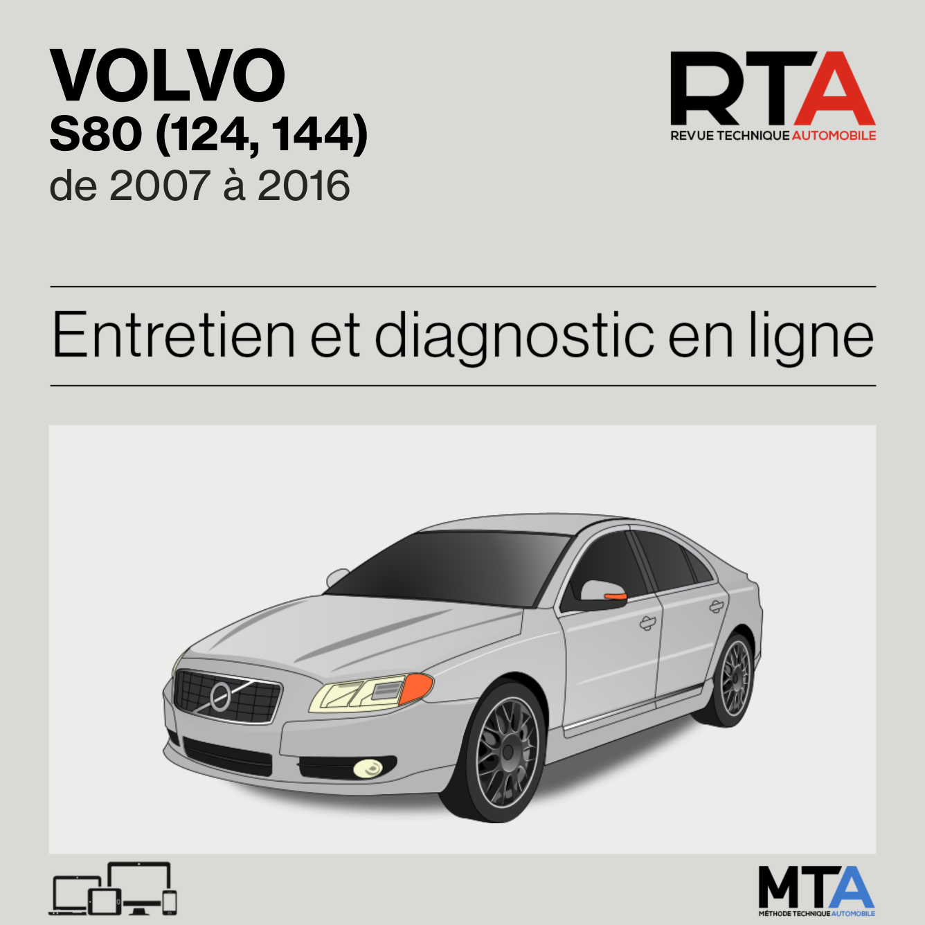 Volvo S80 (124, 144) de 2007 à 2016