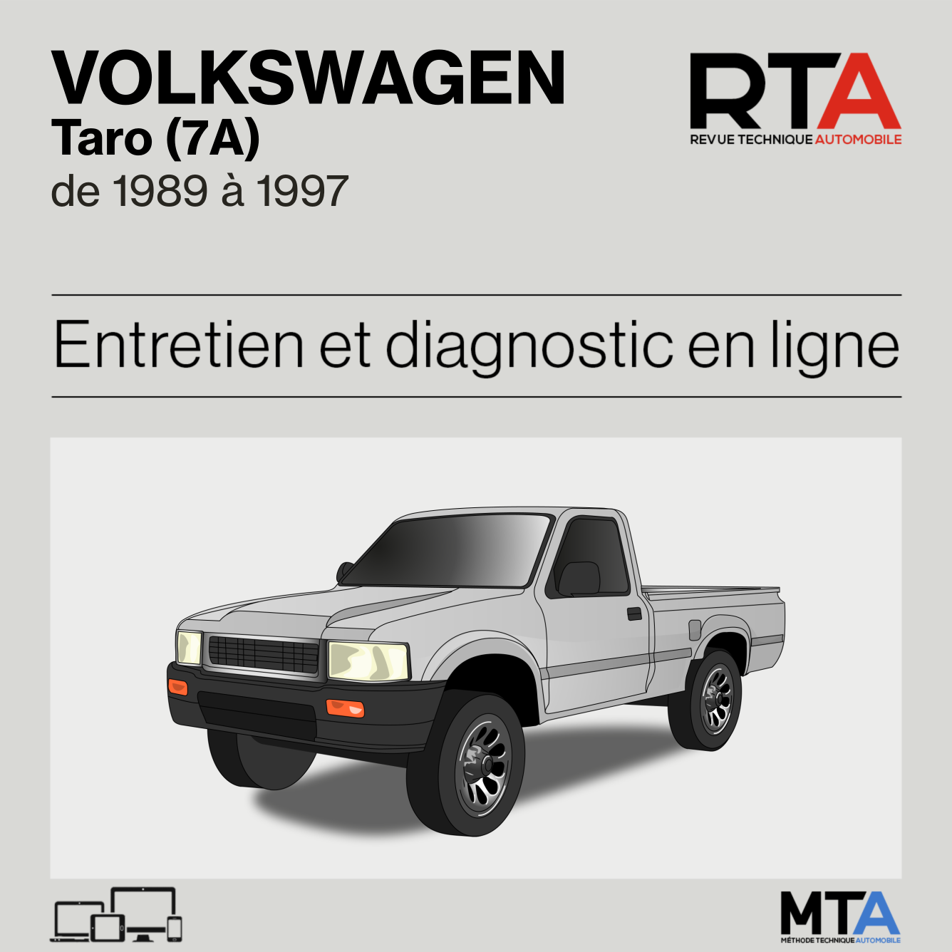 Volkswagen Taro (7A) de 1989 à 1997