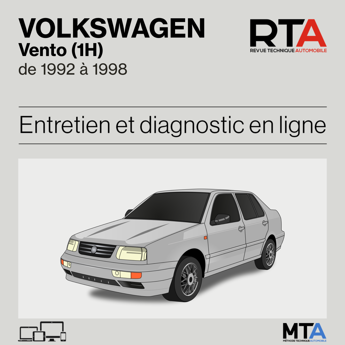 Volkswagen Vento (1H) de 1992 à 1998