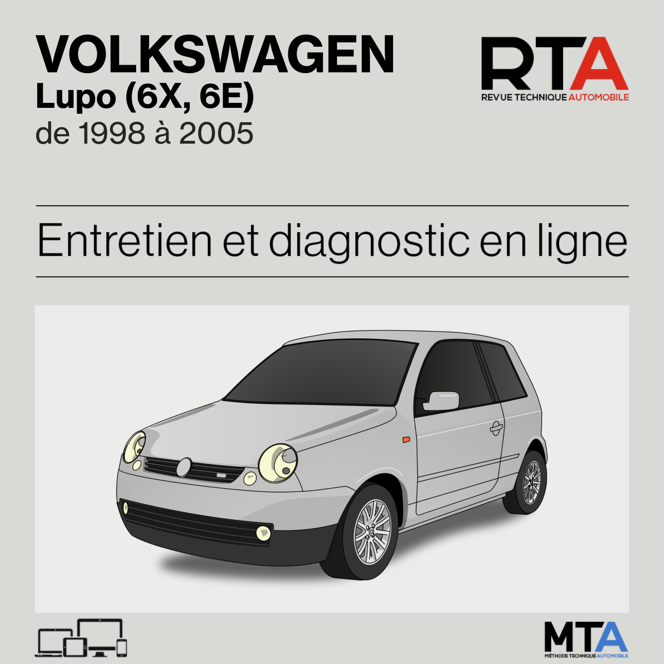 Volkswagen Lupo (6X, 6E) de 1998 à 2005