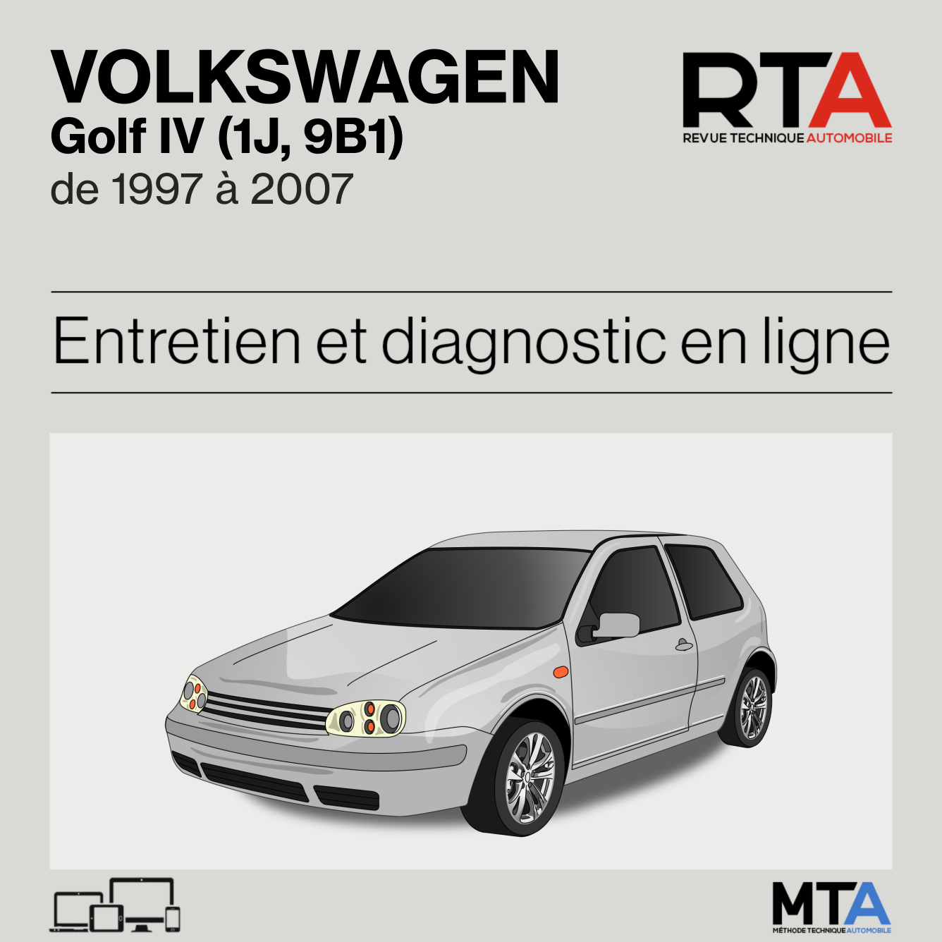 Volkswagen Golf IV (1J, 9B1) de 1997 à 2007