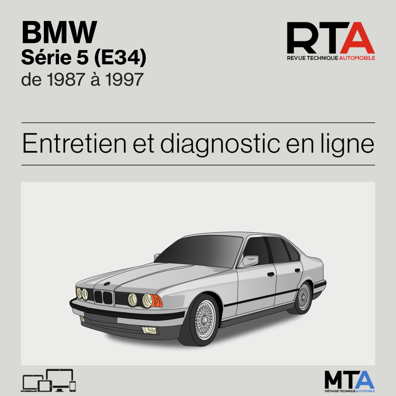 BMW Série 5 (E34) de 1987 à 1997