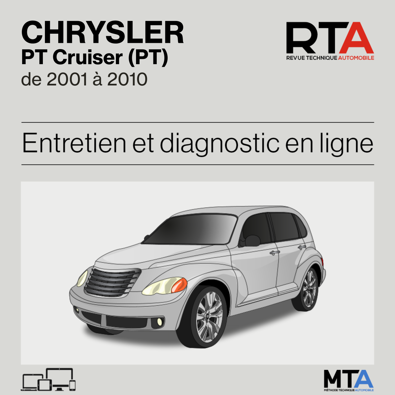 Chrysler PT Cruiser (PT) de 2001 à 2010