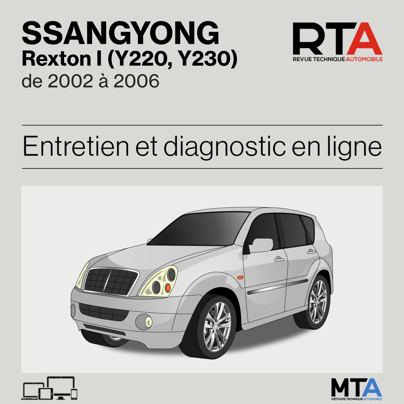 Ssangyong Rexton I (Y220, Y230) de 2002 à 2006