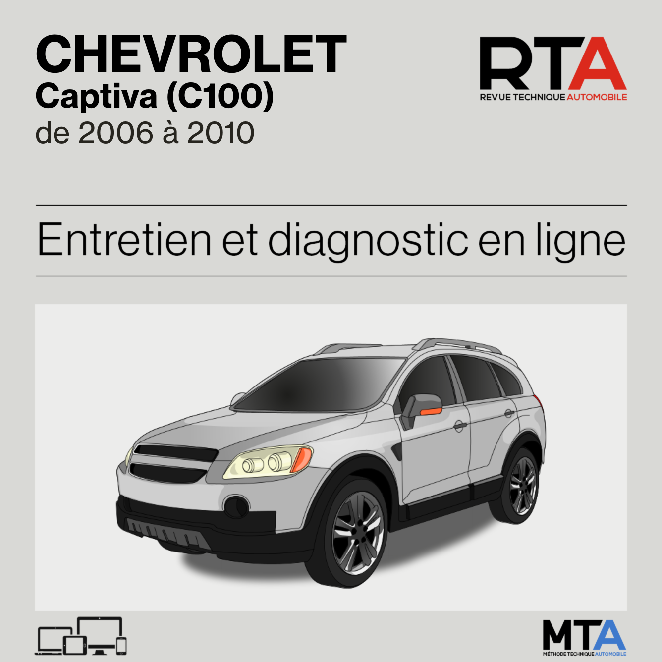 Chevrolet Captiva (C100) de 2006 à 2010