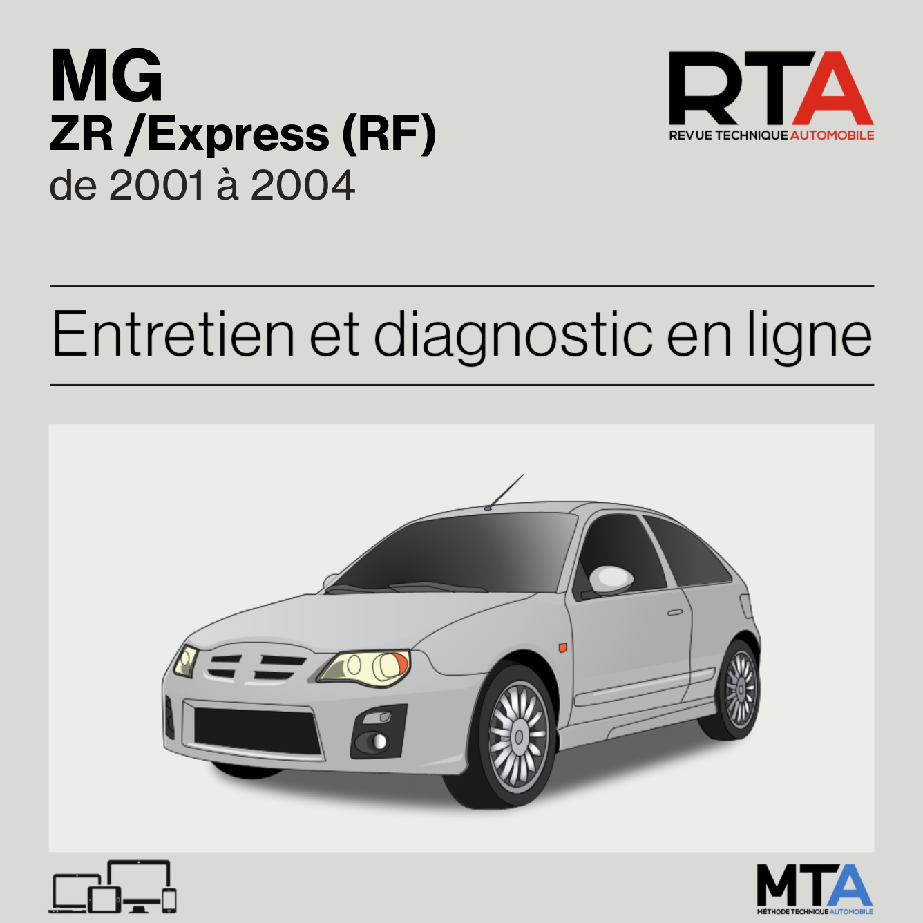 MG ZR /Express (RF) de 2001 à 2004