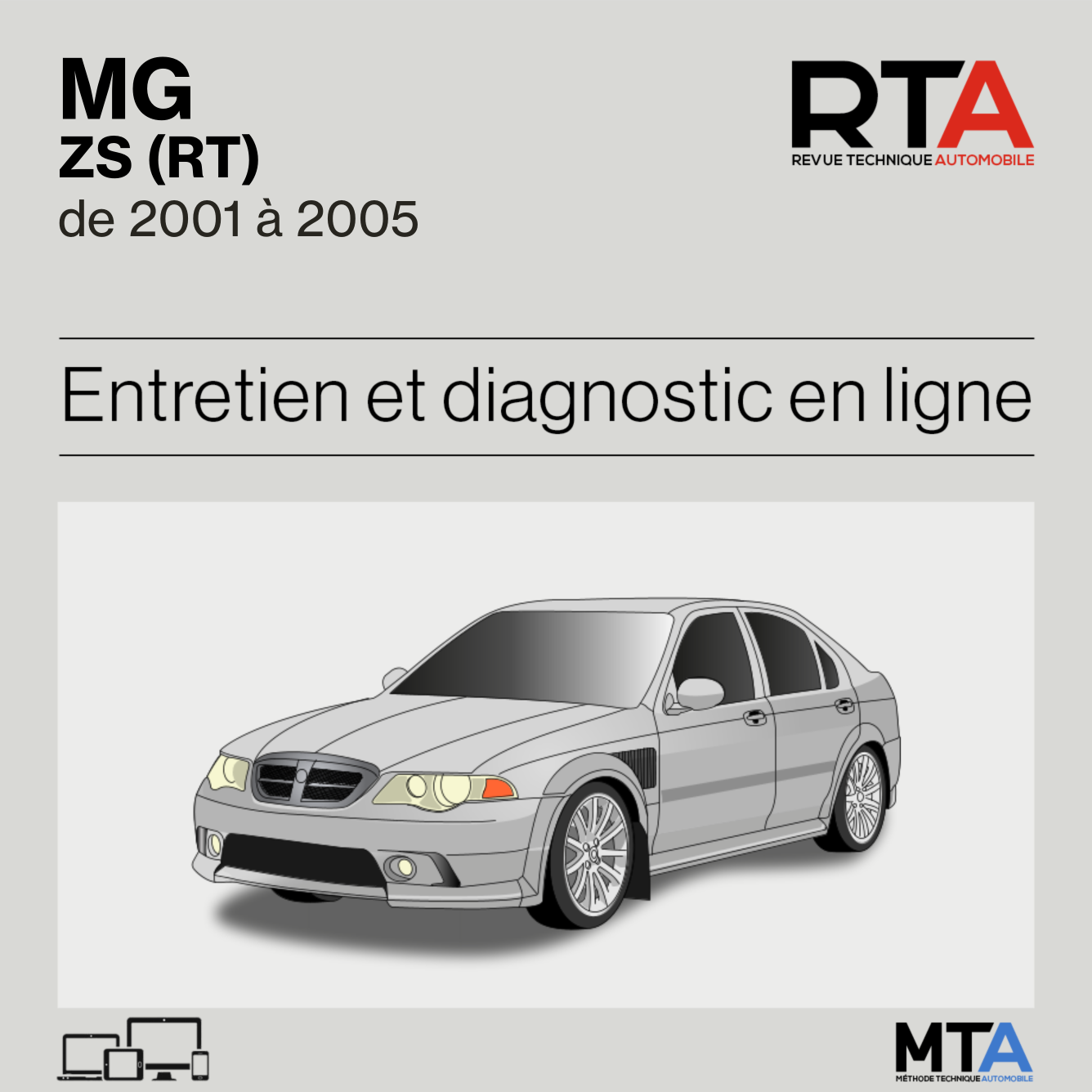 MG ZS (RT) de 2001 à 2005