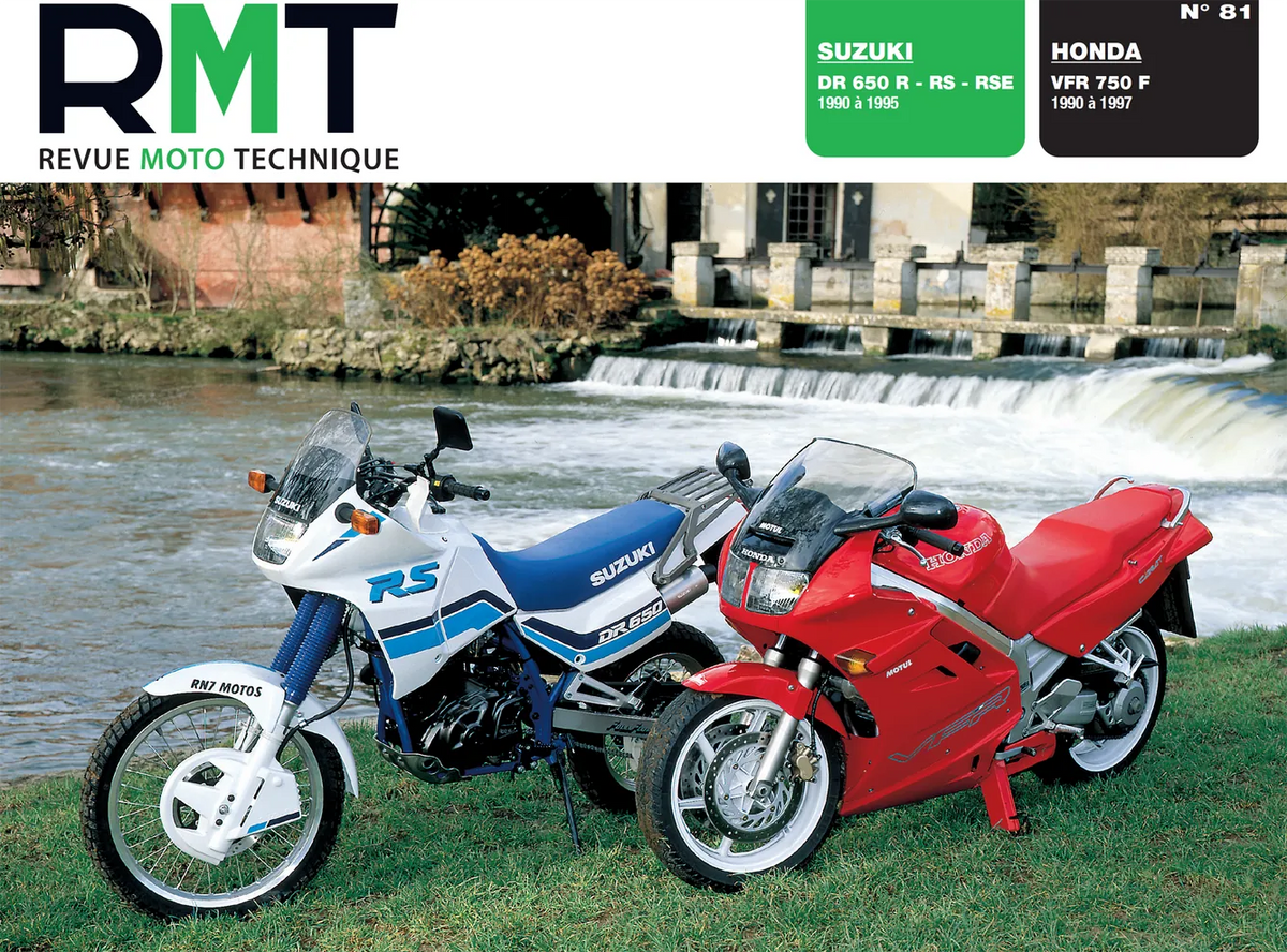 Honda VFR 750 F (1990 - 1997) - Suzuki DR 650 R (1990 - 1995) - Revue Technique