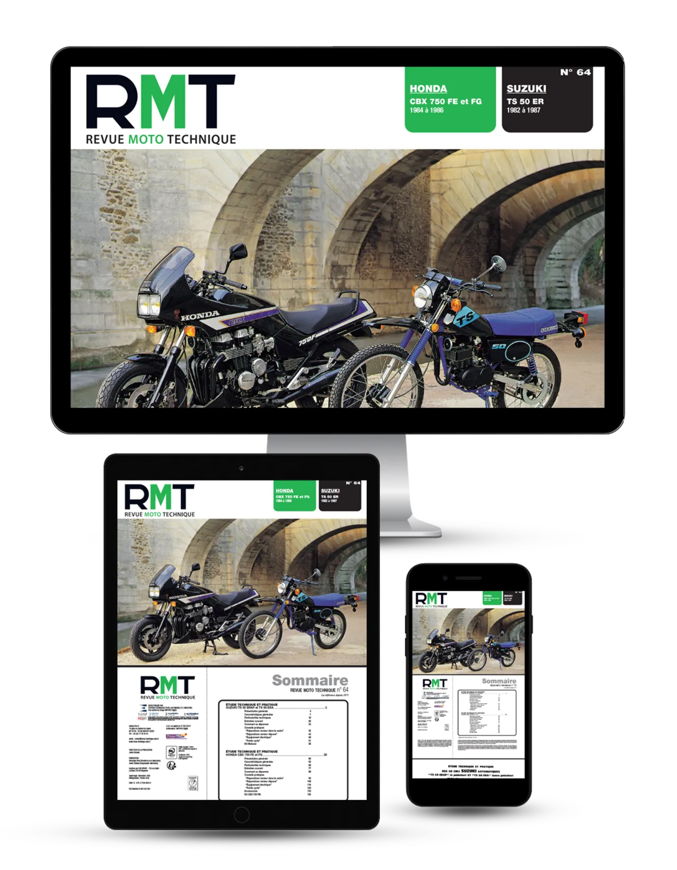 Honda CBX 750 FE et FG (1984 - 1986) - Suzuki TS 50 ER (1982 - 1987) - Revue Technique