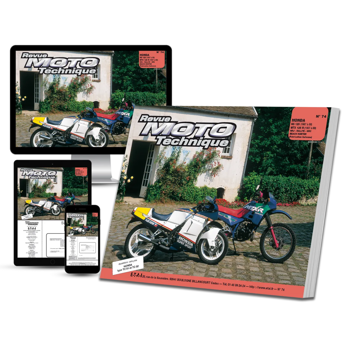 Honda NS / MTX 125 R (1987 - 1989) - Revue Technique