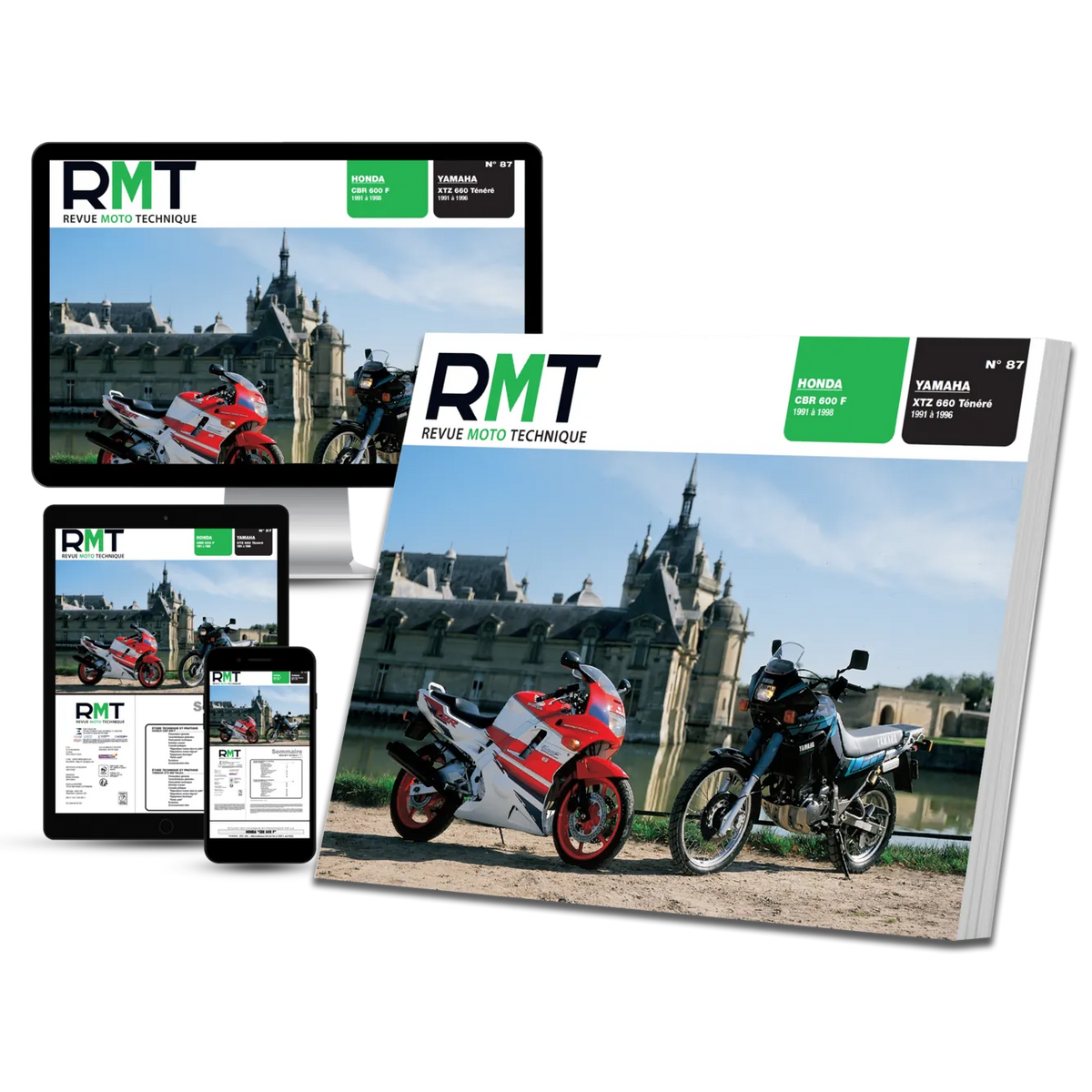 Honda CBR 600 F (1991 - 1998) - Yamaha XTZ 660 Ténéré (1991 - 1996) - Revue Technique