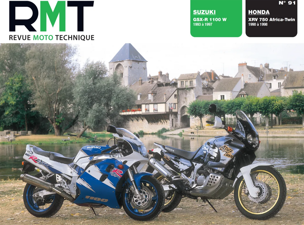 Honda XRV 750 Africa-Twin (1990 - 1998) - Suzuki GSX-R 1100 W (1993 - 1997) - Revue Technique