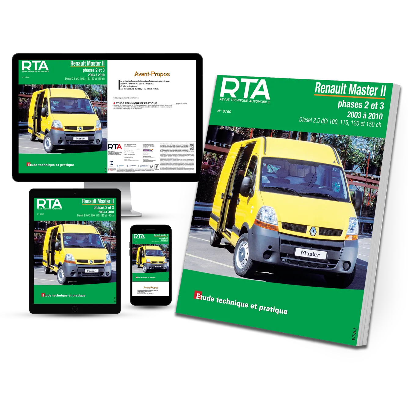 Renault Master II phases 2 et 3 (2003 - 2010) - Revue Technique