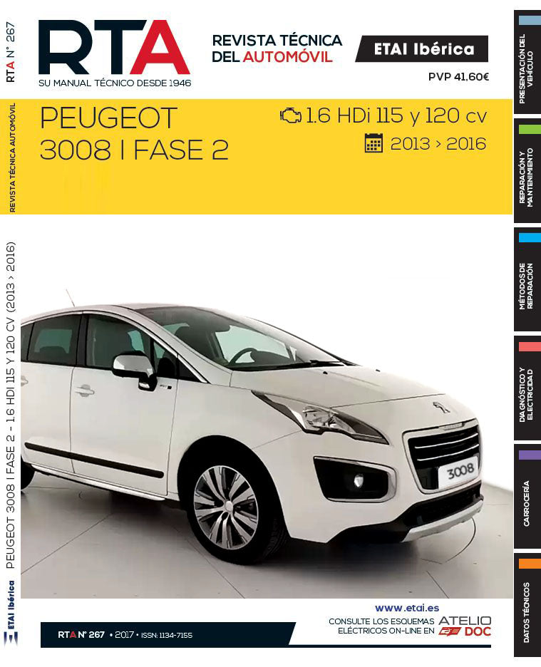 Peugeot 3008 I fase 2 (2013 - 2016) - Revue Technique