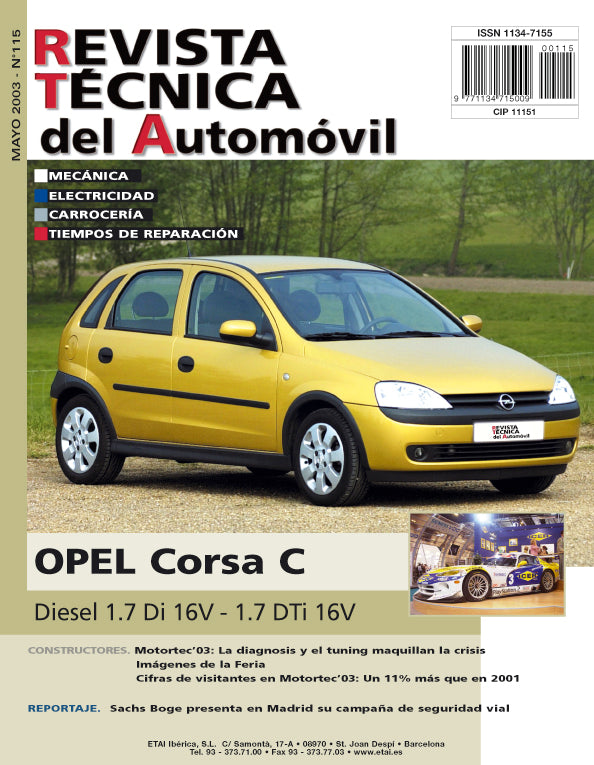 Opel Corsa III (2000 - 2003) - Revue Technique