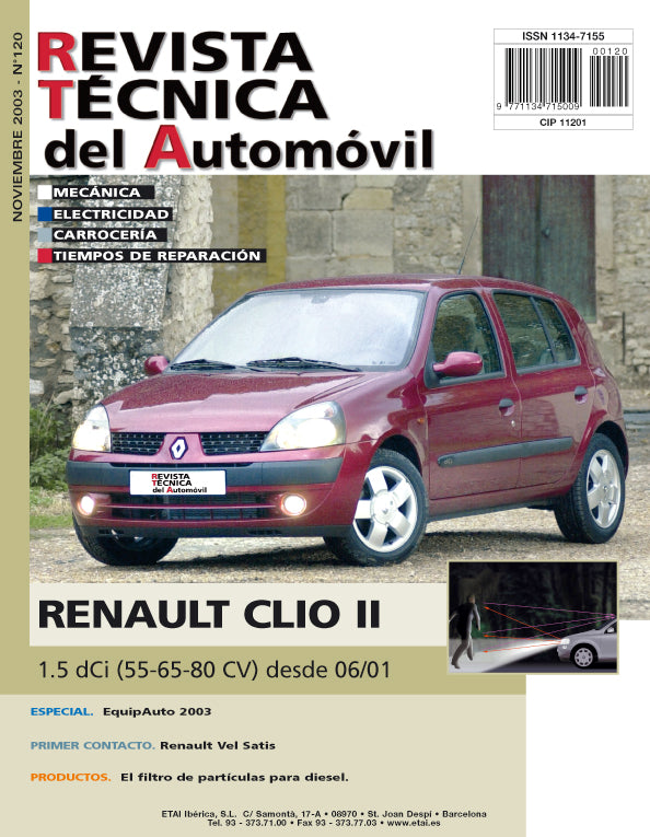 Renault Clio II fase 1 (1998 - 2001) - Revue Technique