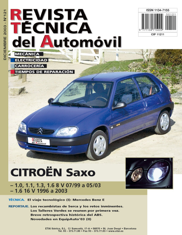 Citroën Saxo fase 1 et 2 (1996 - 2004) - Revue Technique