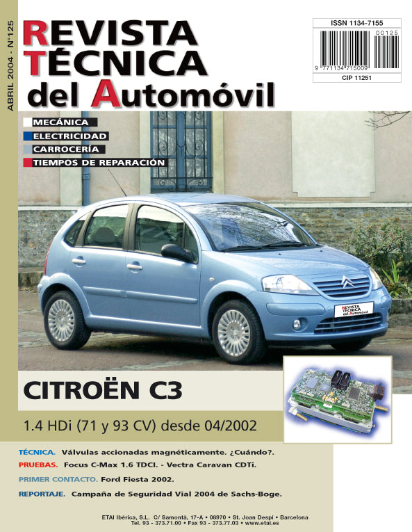 Citroën C3 II (A51) fase 1 (2009 - 2013) - Revue Technique