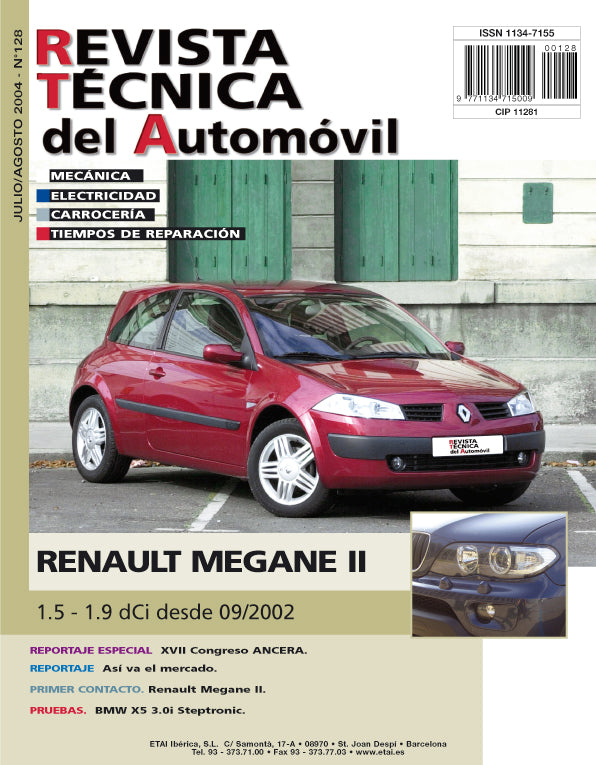 Renault Mégane II fase 1 (2002 - 2005) - Revue Technique