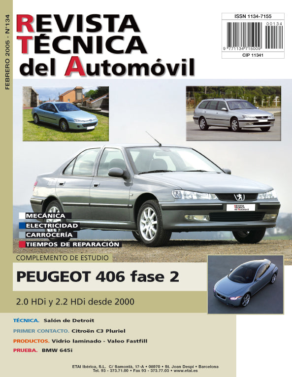Peugeot 406 (1996 - 2004) - Revue Technique