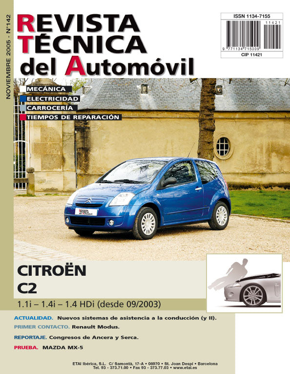Citroën C2 (2003 - 2008) - Revue Technique