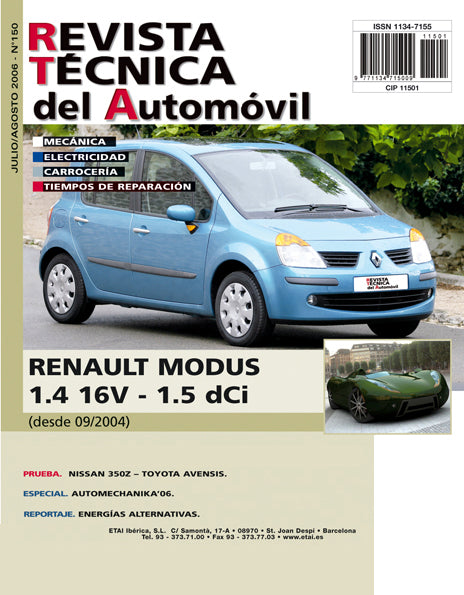 Renault Modus (2004 - 2007) - Revue Technique