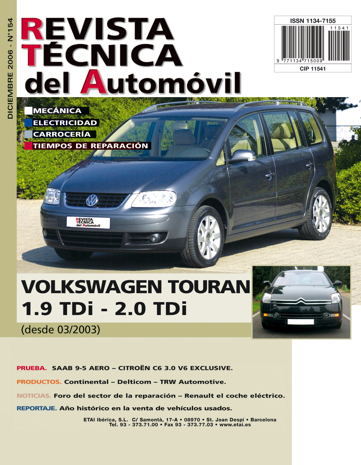Volkswagen Touran I (2003 - 2010) - Revue Technique